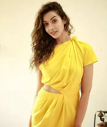 Anupriya Goenka in yellow dress