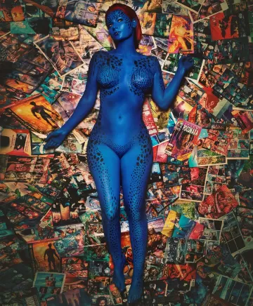 Mystique cosplay by Jannet
