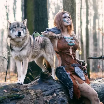 Aela the Huntress cosplay by Jannet