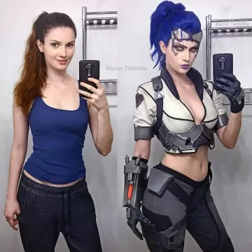 Widowmaker cosplay by Alyson Tabbitha