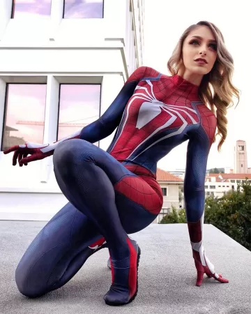 spider woman cosplay by cosplayer vixencecos