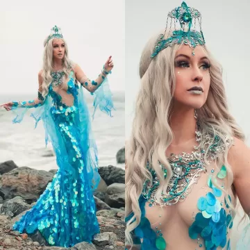 Sea Goddess cosplay by Meg Turney