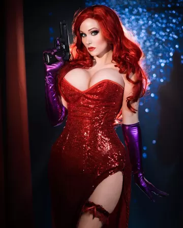 Jessica Rabbit cosplay by Angie Griffin