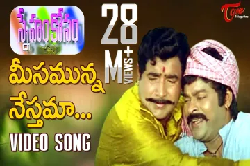 Meesamunna nesthama song Lyrics in Telugu & English | Sneham kosam Movie Lyrics