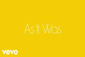 As It Was (Audio) Lyrics