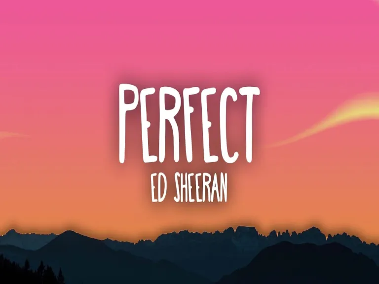 Ed Sheeran - Perfect English Song  Lyrics