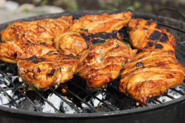 chicken barbecue meat juicy